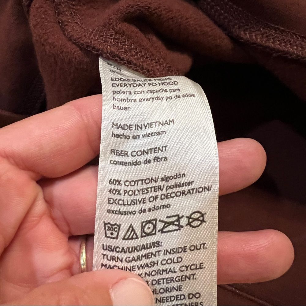 Men’s Eddie Bauer Hoodie Size Medium - Picture 4 of 8